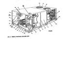 York D3CE120E03625MDB/MQB front view-single cooling unit diagram