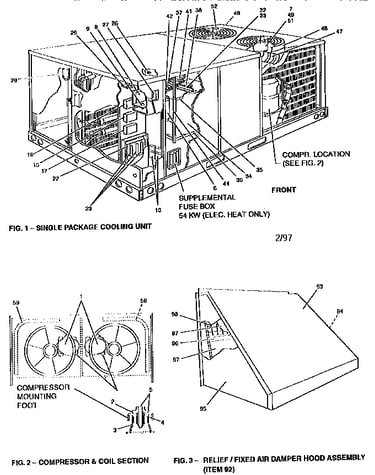 Single package cooling units