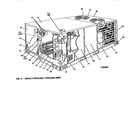 York D3CE120E05425MEB/MRB front view- single cooling unit diagram