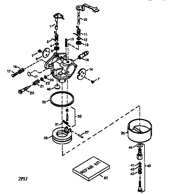 CARBURETOR 632689 (71/143)