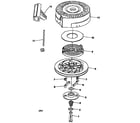 Tecumseh HSK840-8203 starter 590652 (71/143) diagram