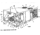 York D3CE090E1825MHC front view-single cooling unit diagram