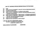 Special modified product options