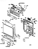Escutcheon & door assembly