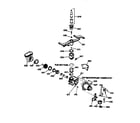 GE GSD1930X66WW motor pump mechanism diagram