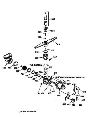 Motor-pump mechanism