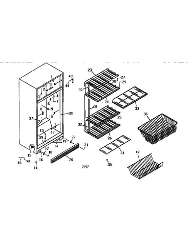 Freezer cabinet