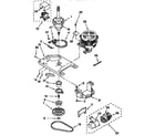 Kenmore 11094518401 motor and pump diagram