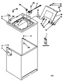 Top and cabinet