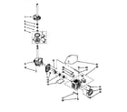Kenmore 11027894790 motor and pump diagram