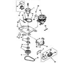 Kenmore 11094572201 motor and pump diagram