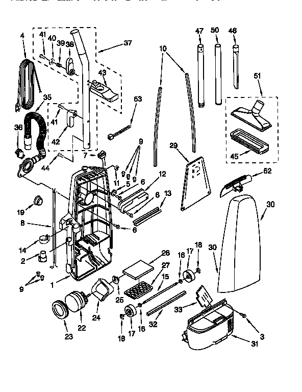 Dust compartment