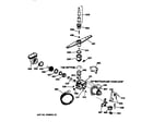 GE GSD650X-68BA motor-pump mechanism diagram