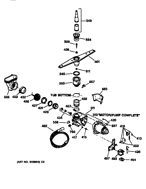 Motor-pump mechanism