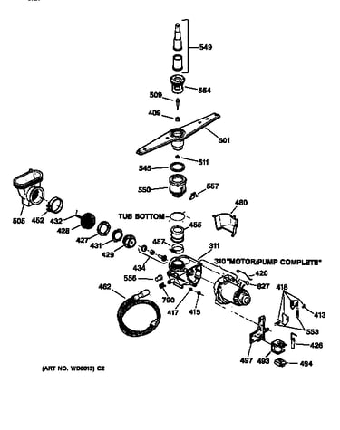 Motor-pump mechanism