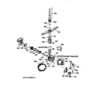 GE GSD650X-68WB motor-pump mechanism diagram