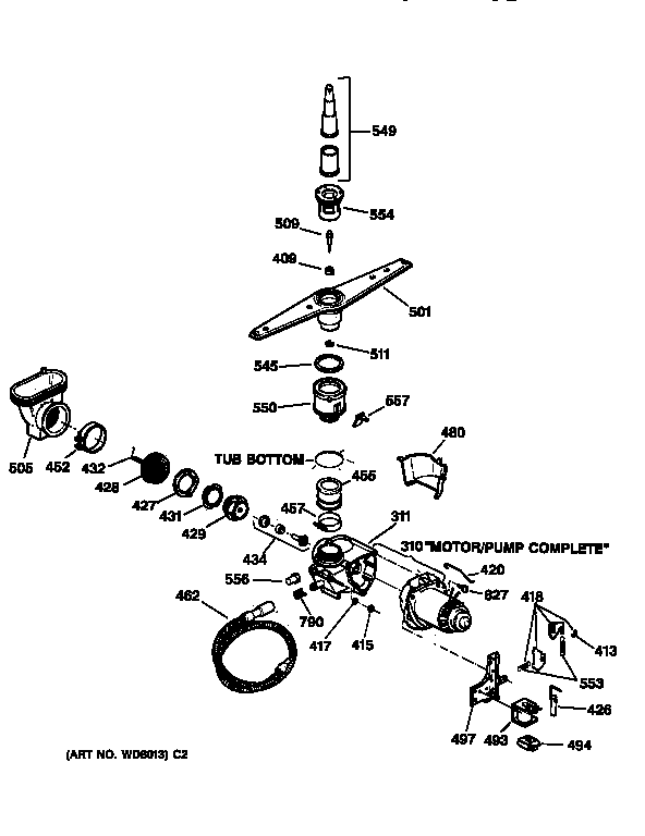 Motor-pump mechanism