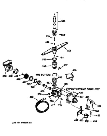 Motor-pump mechanism