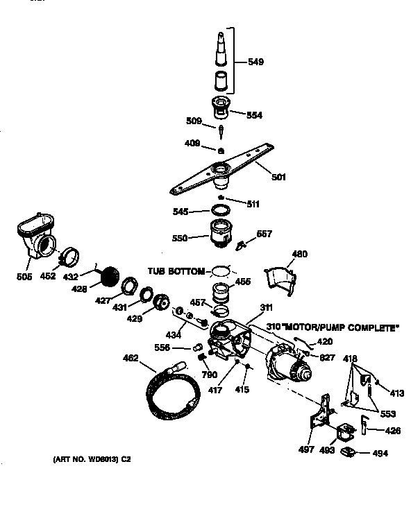 Motor-pump mechanism