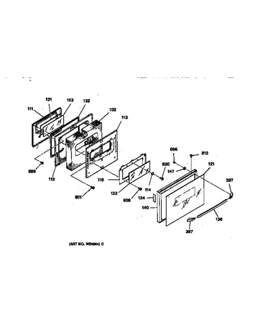 Oven door