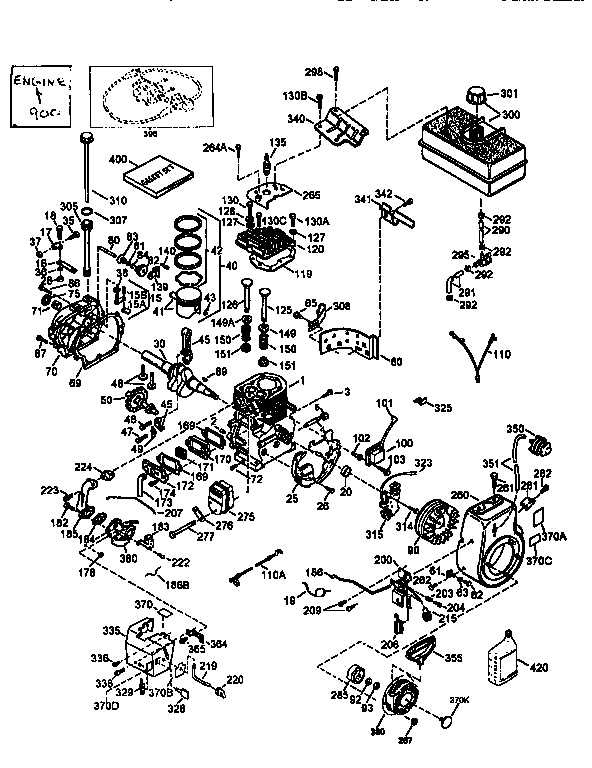 ENGINE 71-143 HMSK100-159307V