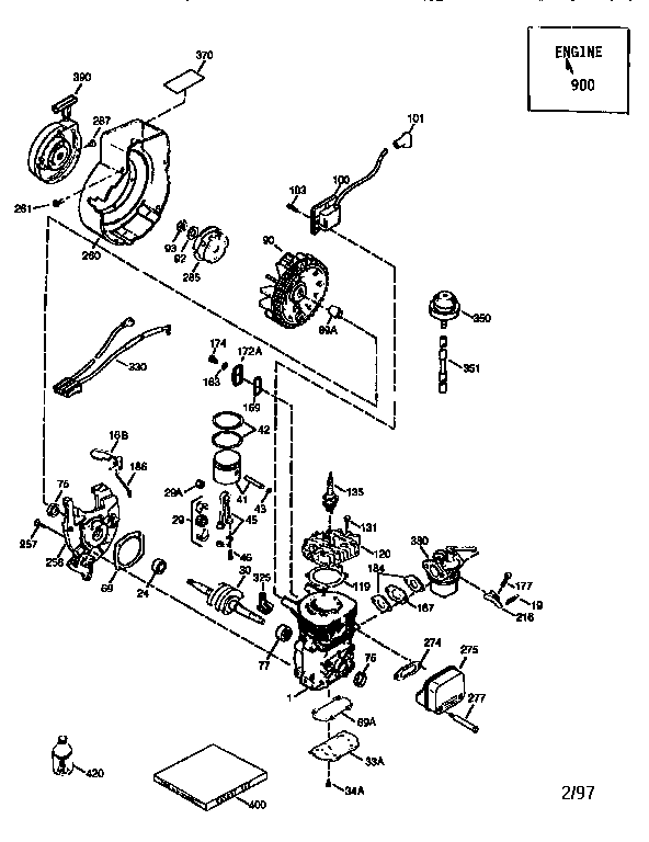 Engine 71-143 hsk600-1707s
