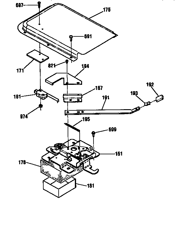 Door lock section