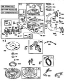 Carburetor and flywheel assembly