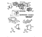 Craftsman 917258670 cylinder assembly and blower housing diagram