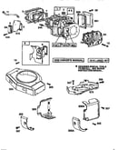 Cylinder assembly and blower housing