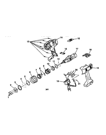 Motor and housing assembly