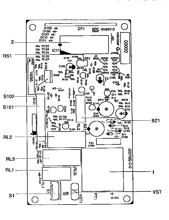 Power and control circuit board
