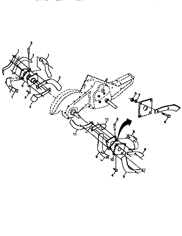 Tine assembly