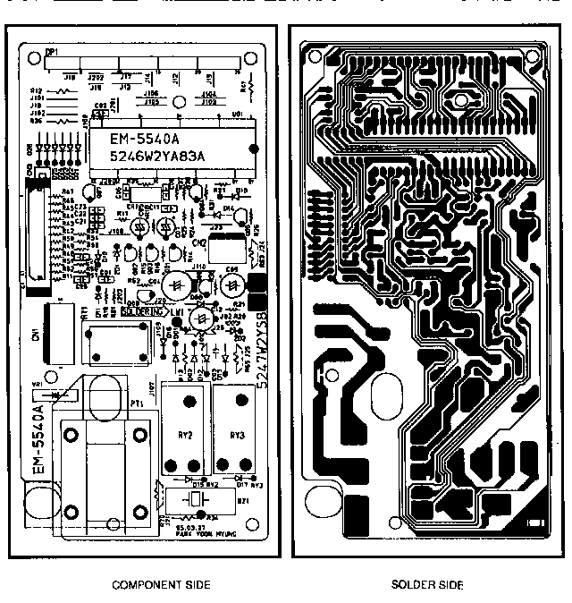 POWER AND CONTROL CIRCUIT BOARD