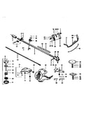 T-handel and drive ashaft