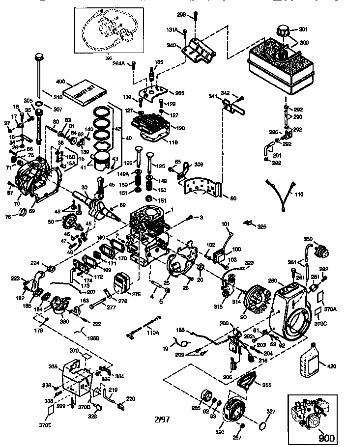 ENGINE (71/143) HM8K90-156516C