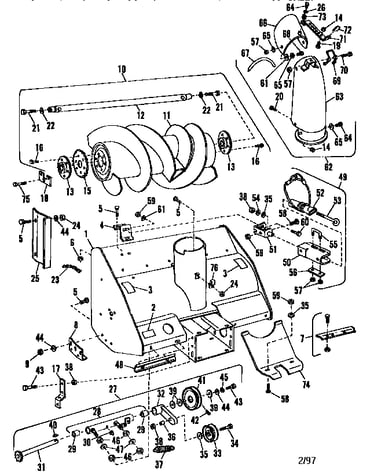 42" snow thrower