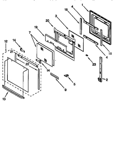Oven door