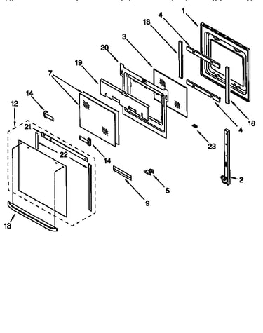 Oven door