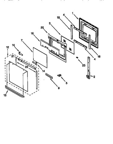 Oven door