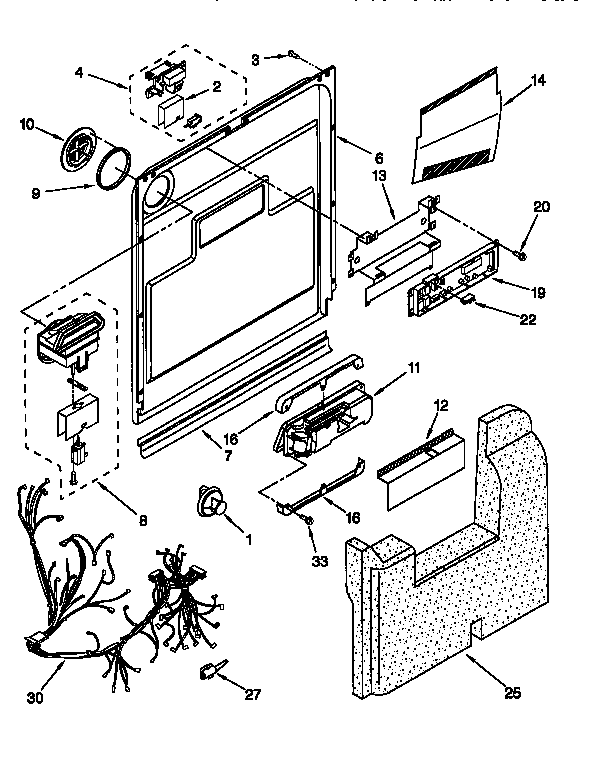 DOOR AND LATCH