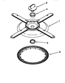 Lower washarm and strainer