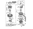 KitchenAid KUDR24SEBL1 pump and motor diagram