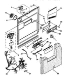 Door and latch