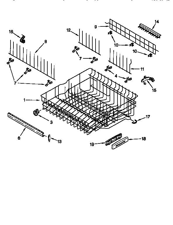 UPPER RACK AND TRACK