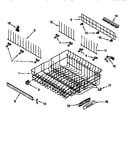 Upper rack and track