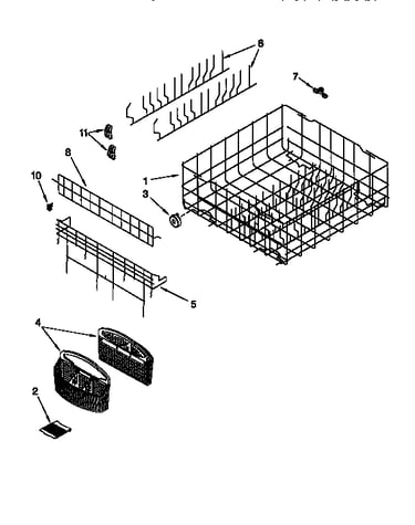 Lower rack
