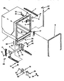 Tub and frame