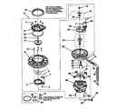 KitchenAid KUDI24SEAL1 pump and motor diagram