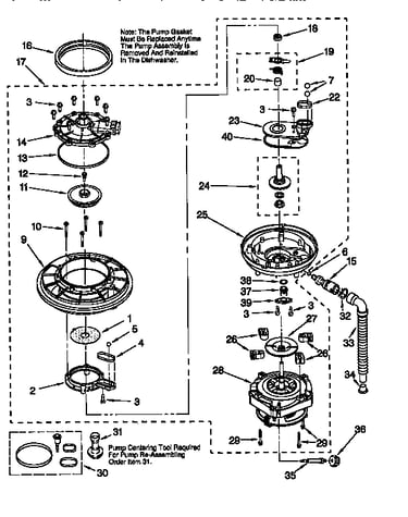 Pump and motor